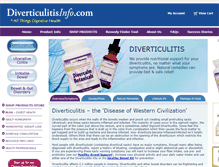 Tablet Screenshot of diverticulitisinfo.com
